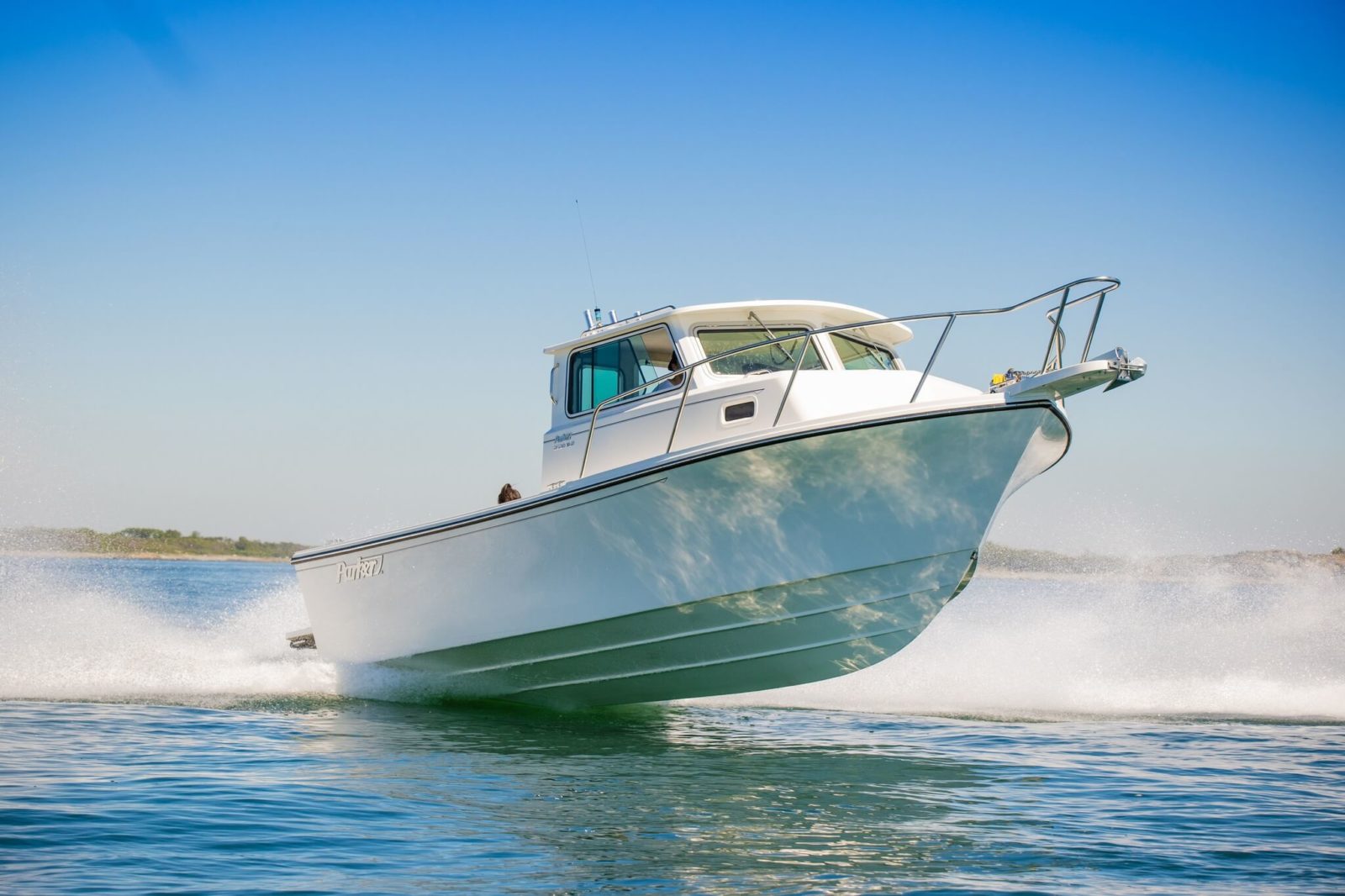 Parker Boat in Air