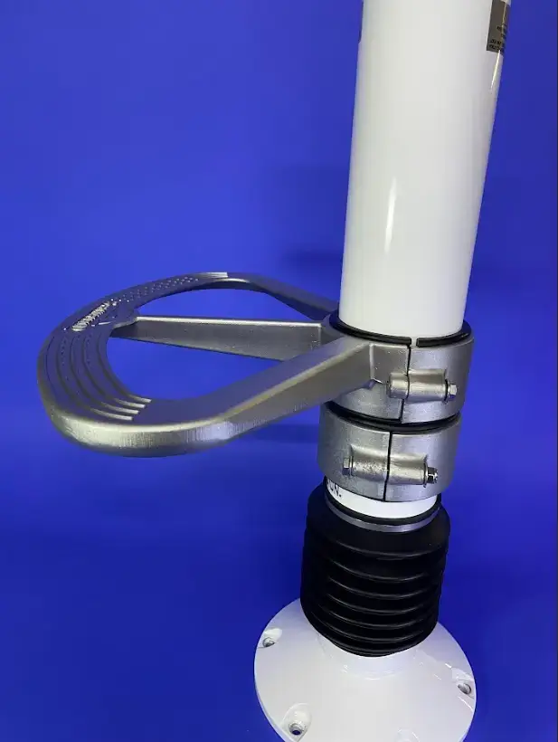 Aluminum Foot Pedestal Installed